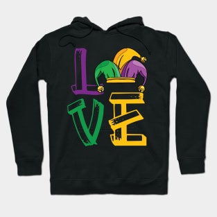 Mardi gras love Hoodie